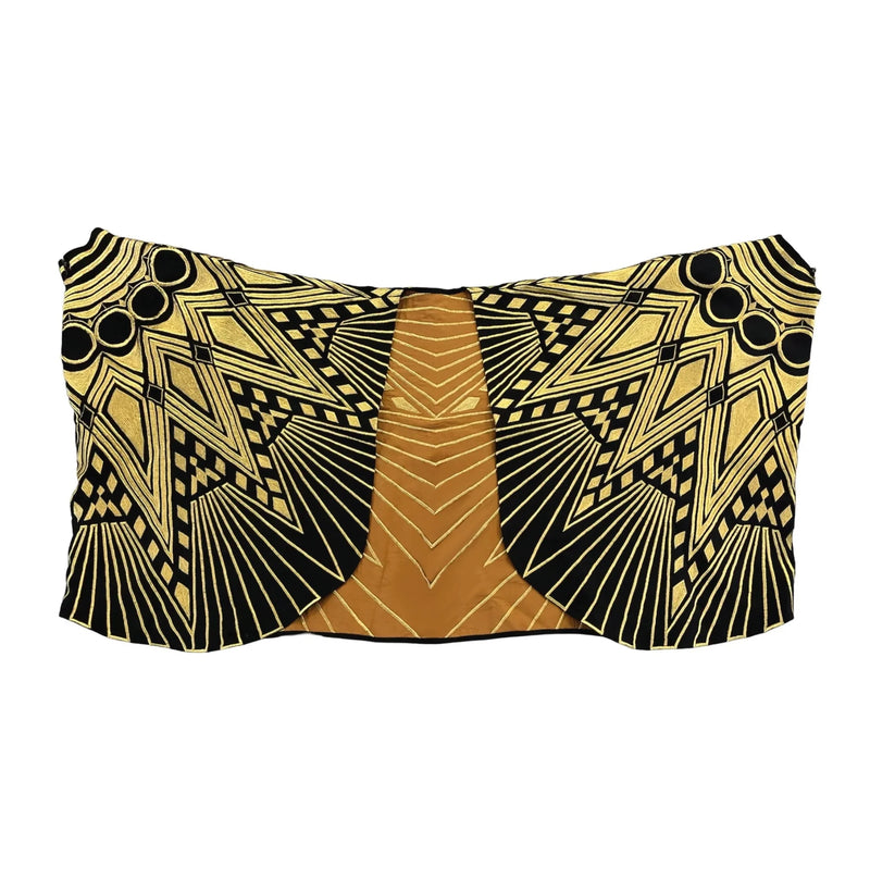 Unisex Sunhera Jacket cotton by Ka-Sha in gold color for women in Singapore