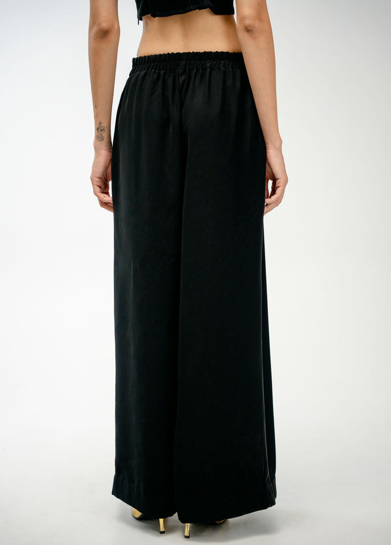 Linger Pants japanese crepe pant/trouser by Ode to Odd in black for women in Singapore