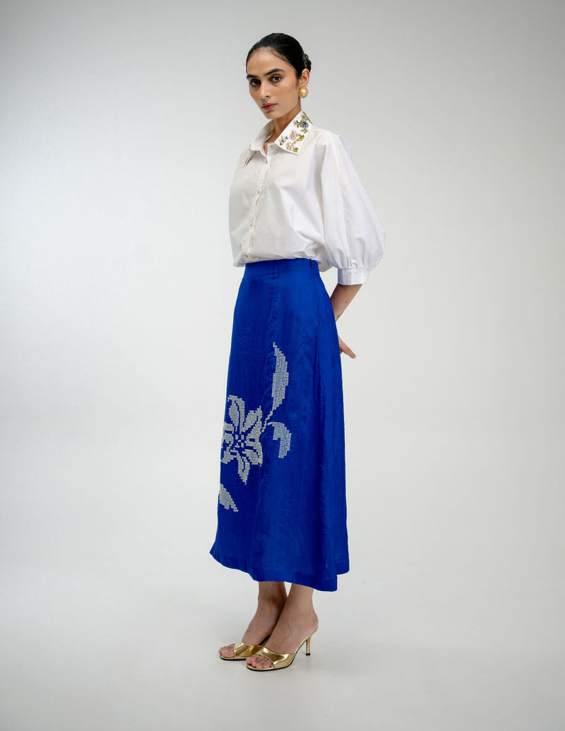 Little Things Shirt poplin top/shirt by Ode to Odd in off white for women in Singapore