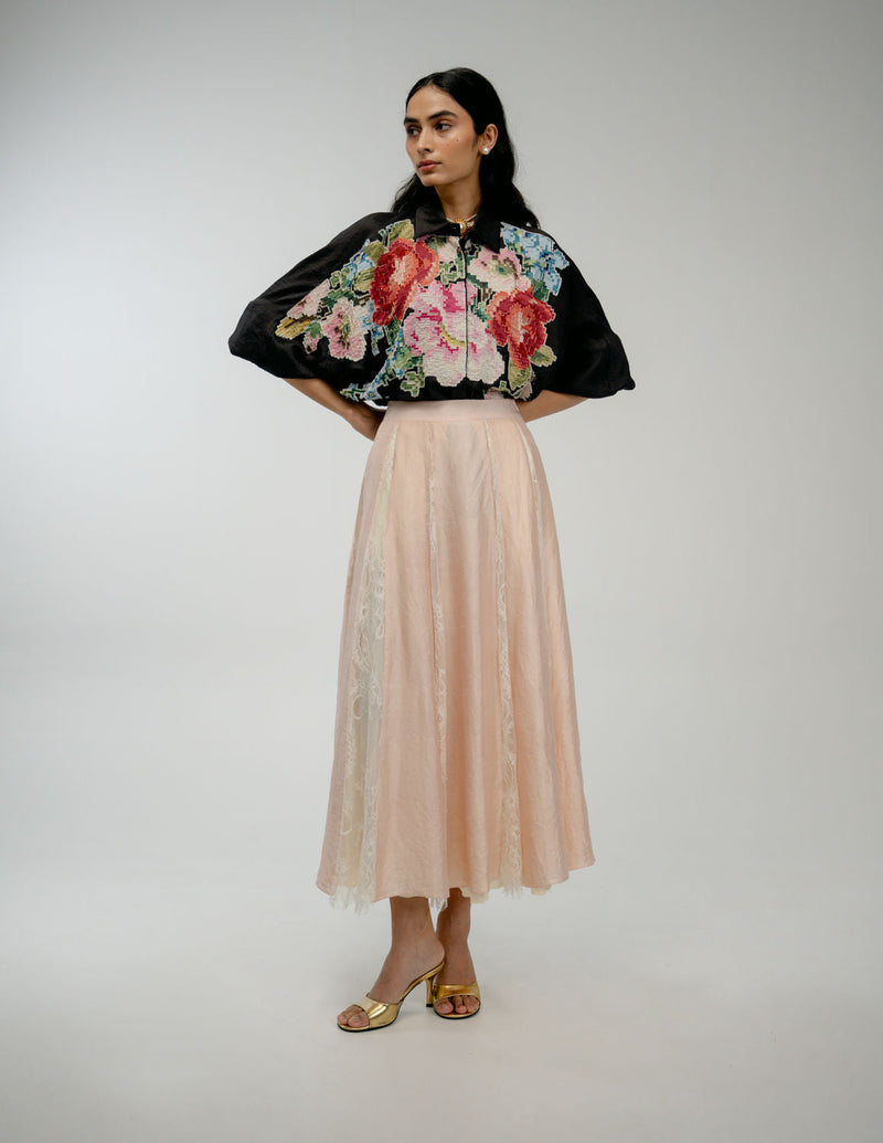 Keepsake Shirt mulberry silk top/shirt by Ode to Odd in black for women in Singapore