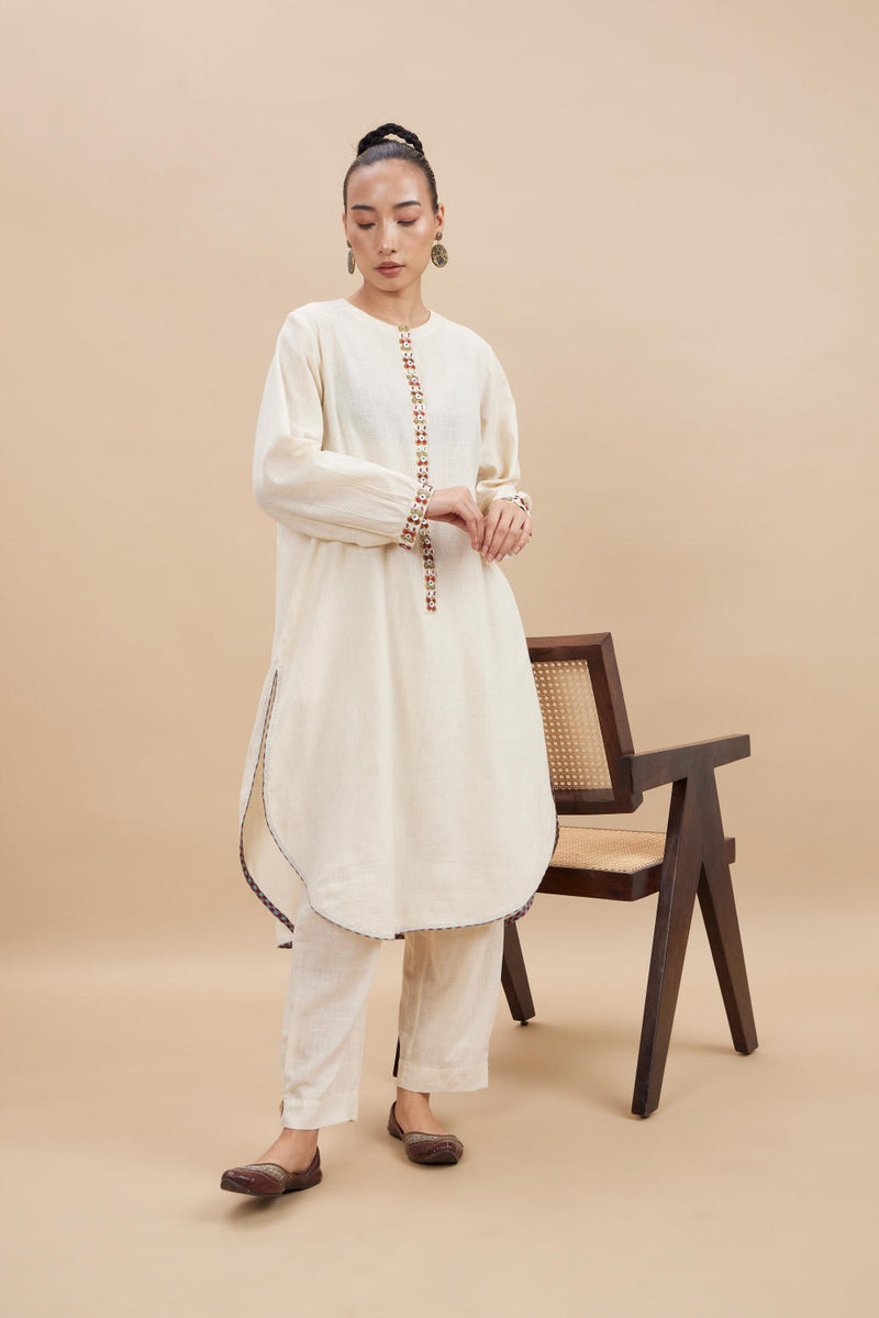 KORA SET cotton by Aavidi in white color for women in Singapore