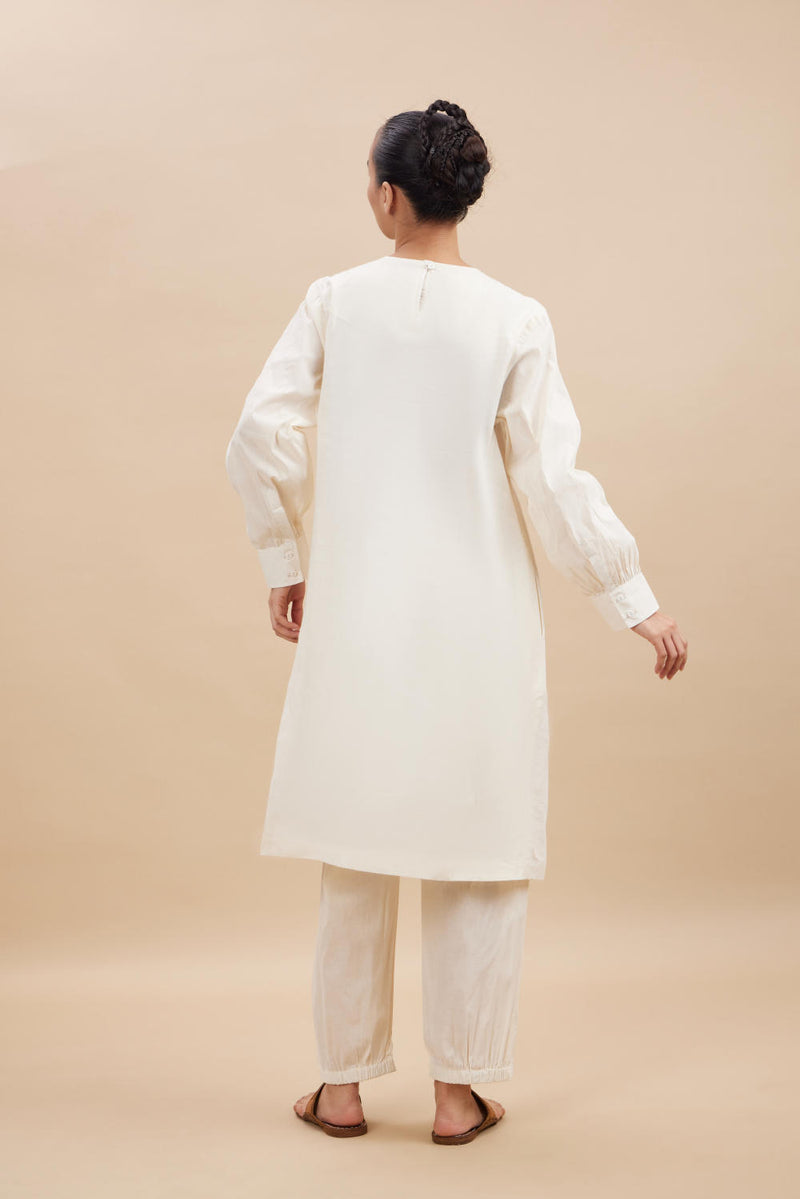 SUNFLOWER SET I cotton by Aavidi in white color for women in Singapore