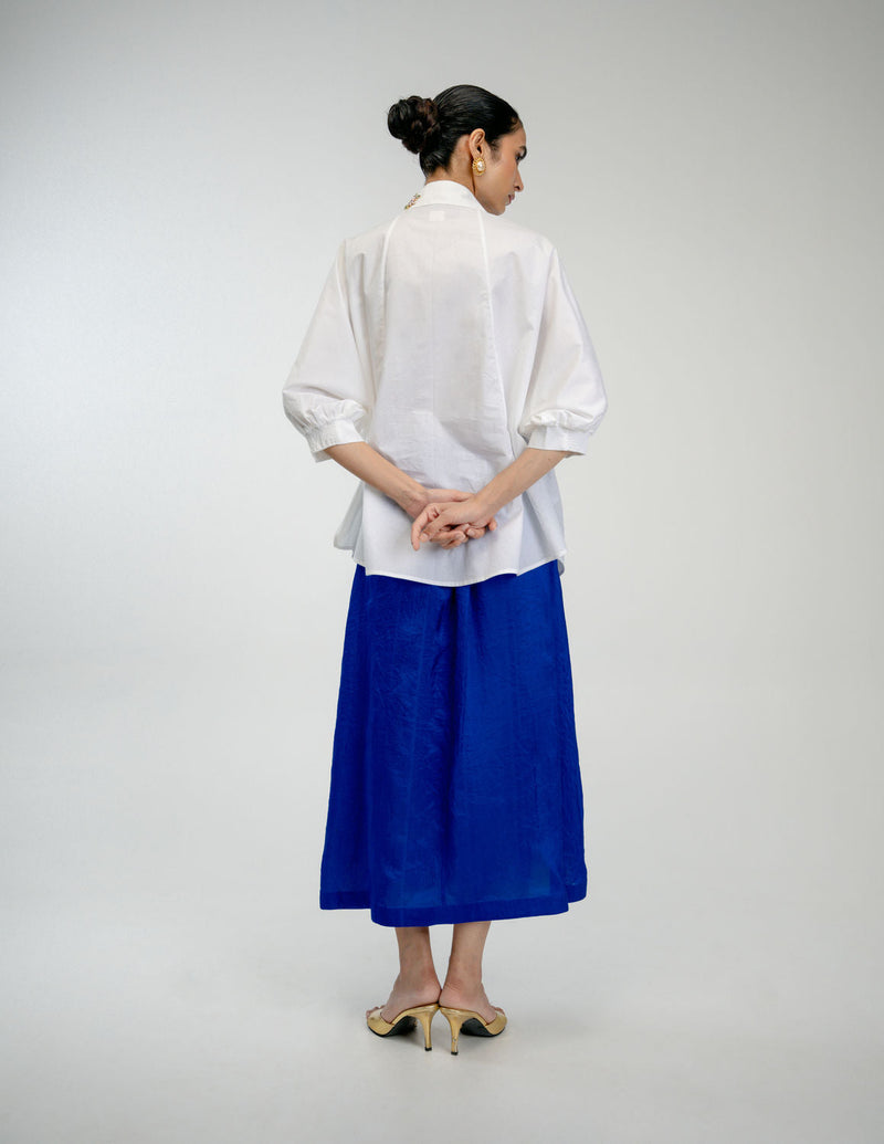 Little Things Shirt poplin top/shirt by Ode to Odd in off white for women in Singapore