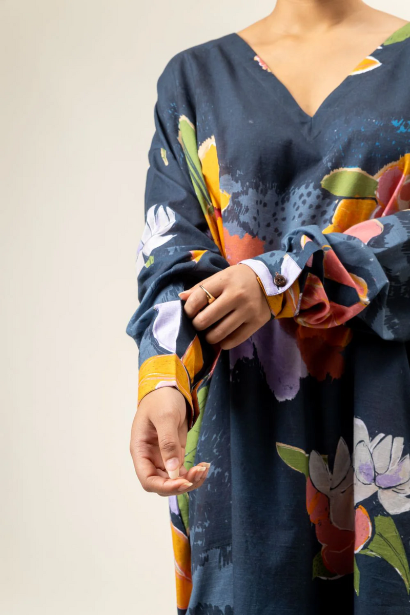 HELEN FLORAL KAFTAN mul by Doodlage in multi color for women in Singapore