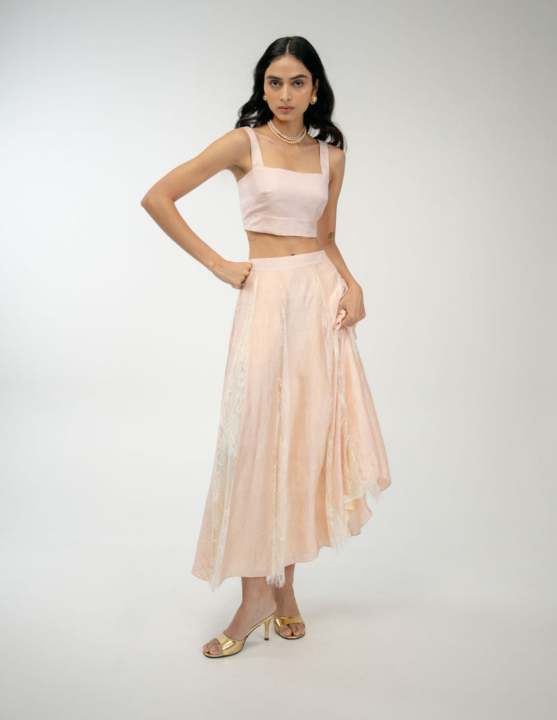 Still Here Set mulberry silk co-ord set by Ode to Odd in pink for women in Singapore