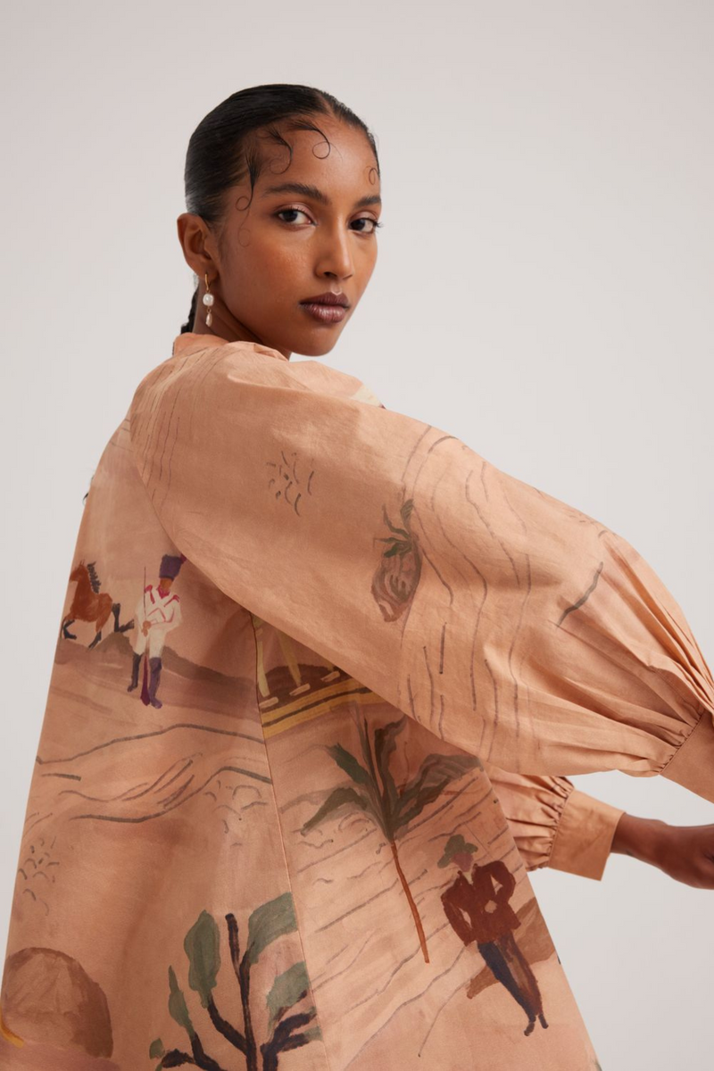 A-line Shirt-Derby satin by CORD for women in Singapore