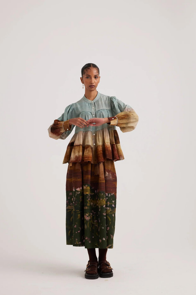Tier Top-Blotch cotton by CORD for women in Singapore