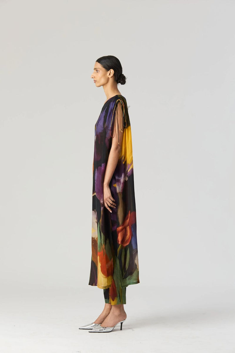 IVY ONE SHOULDER KURTA SET by Yam for women in Singapore
