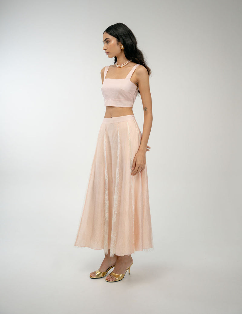Still Here Set mulberry silk co-ord set by Ode to Odd in pink for women in Singapore