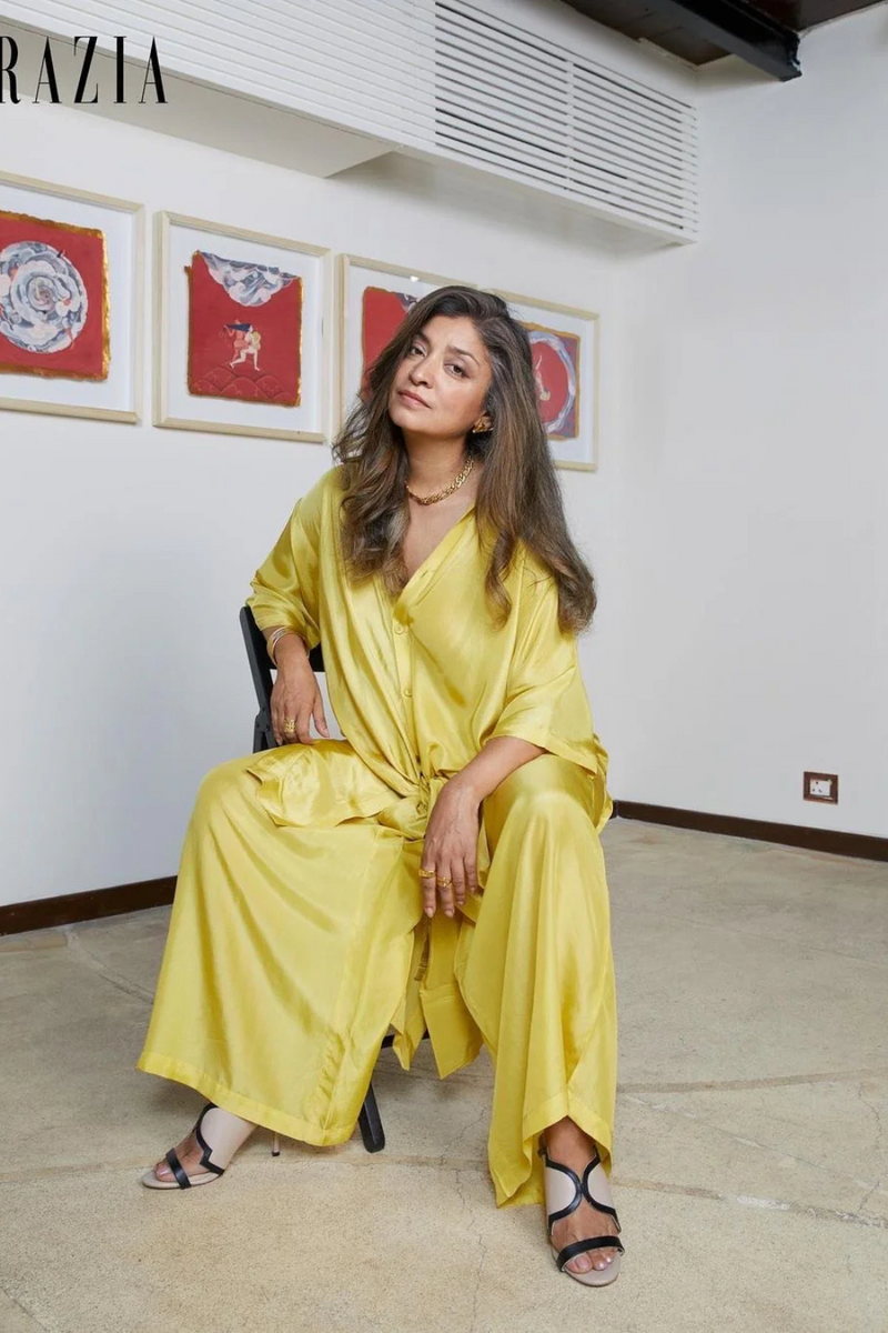 Roha Shirt Set silk Buy Roha Shirt Set from C&W | Co-Ord Sets for Women by Ituvana for women in Singapore