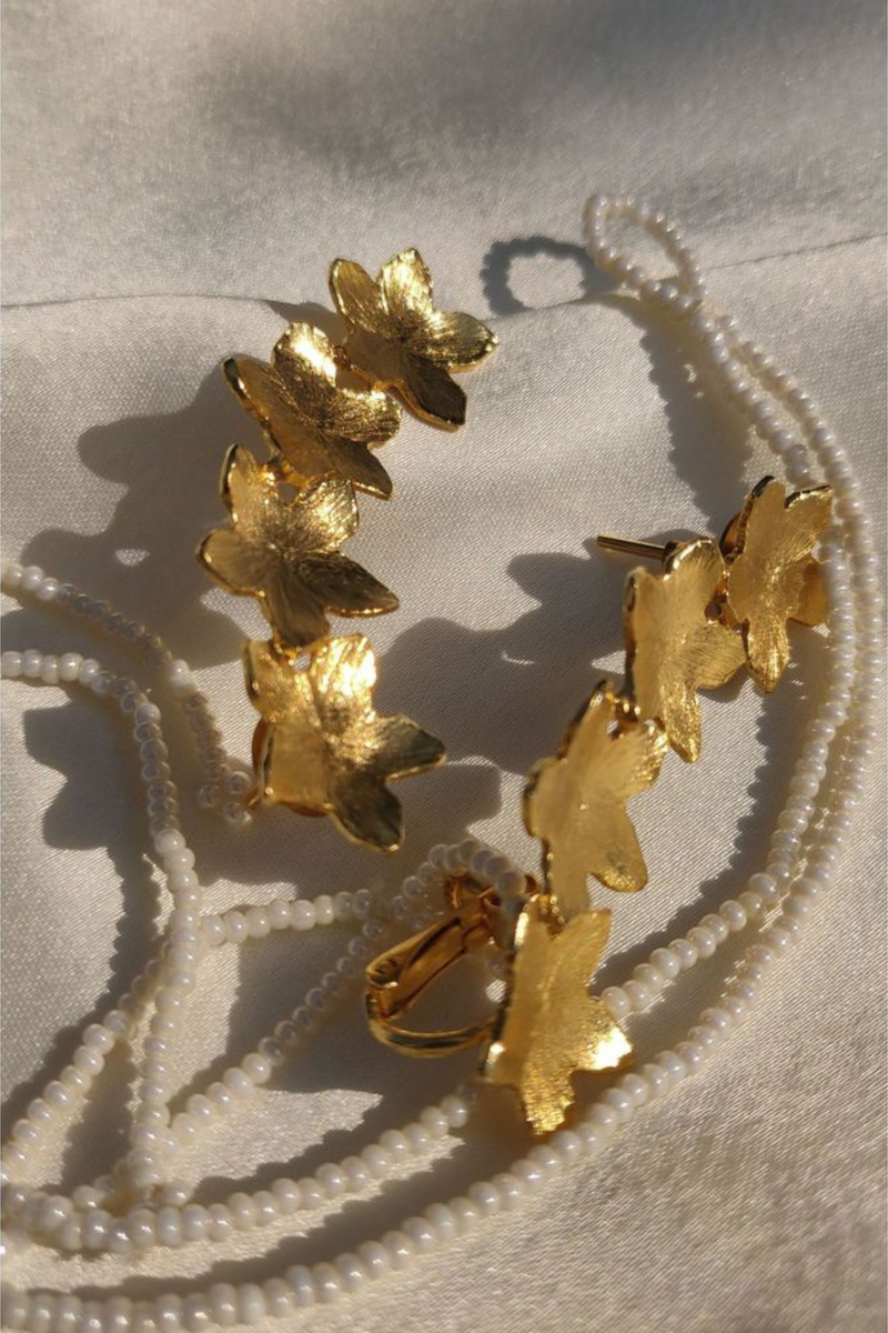 Mogra Cuffs by Aarjavee for women in Singapore