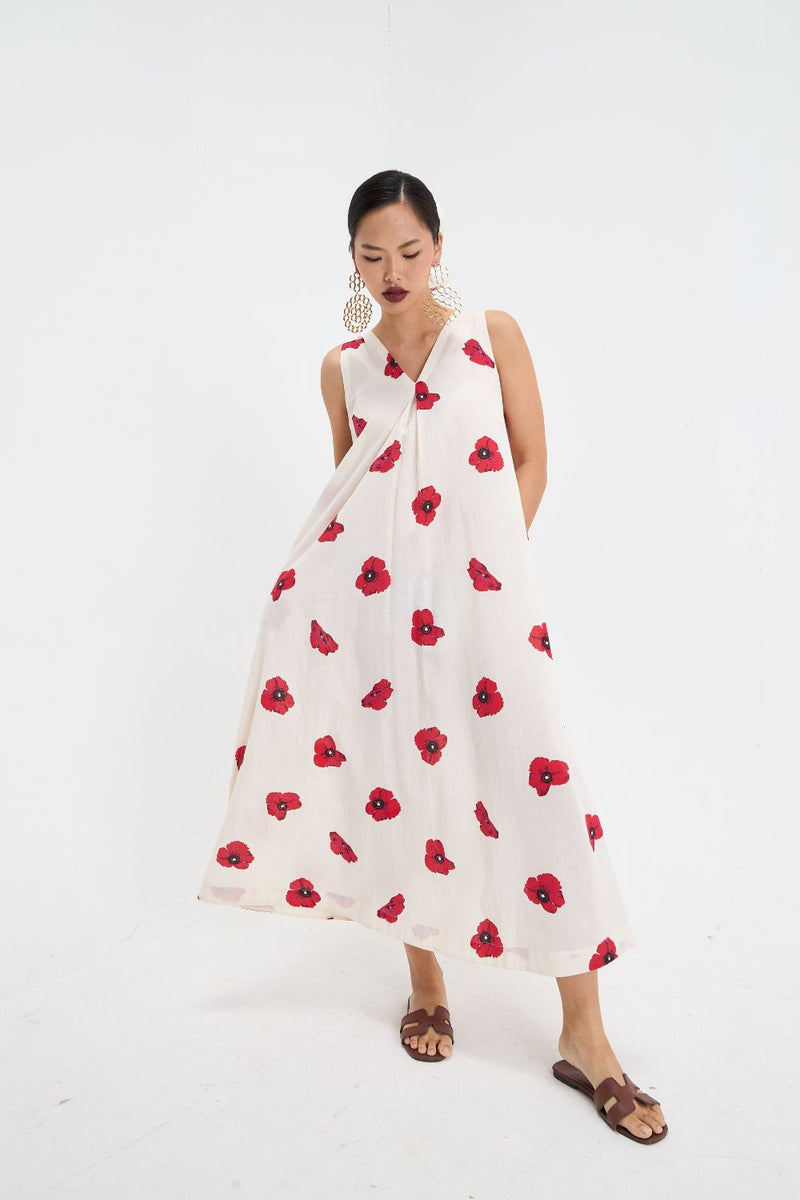 POPPY DRESS cotton by Aavidi for women in Singapore