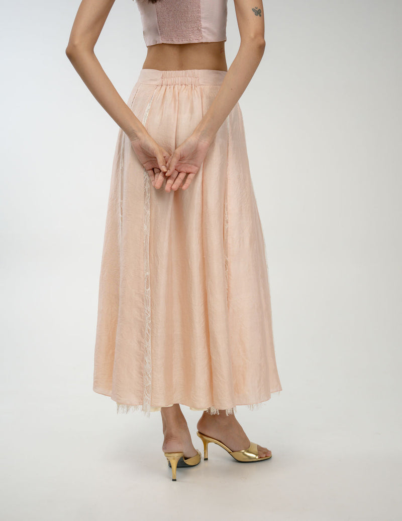 Still Here Set mulberry silk co-ord set by Ode to Odd in pink for women in Singapore