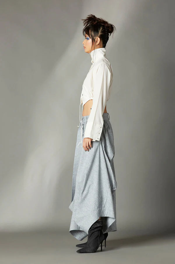 Milena Shirt in White cotton by Chola in white color for women in Singapore