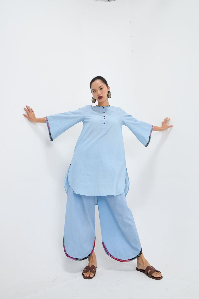 AASMAN KURTA SET cotton by Aavidi for women in Singapore