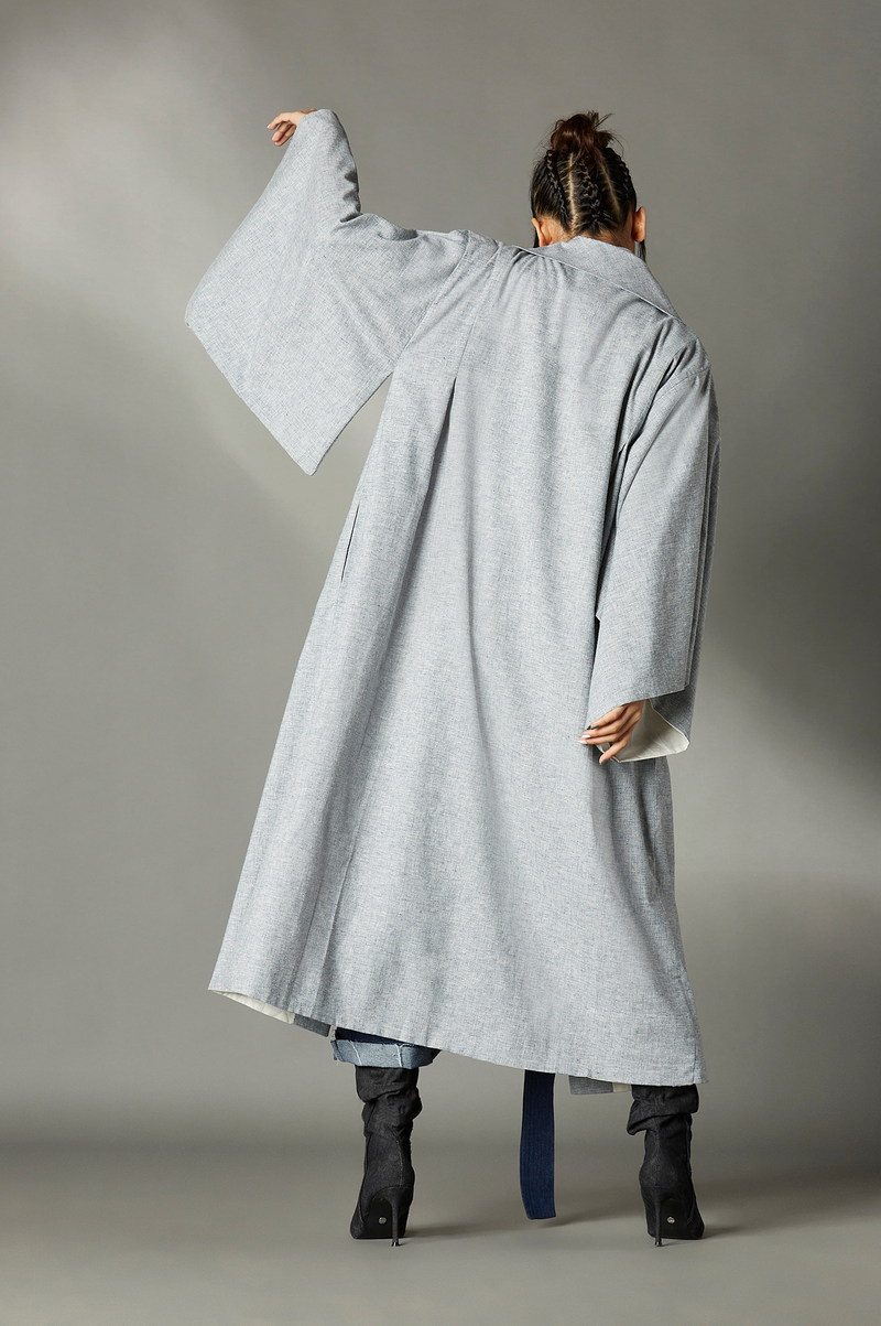 Knox Jacket cotton by Chola in blue color for women in Singapore