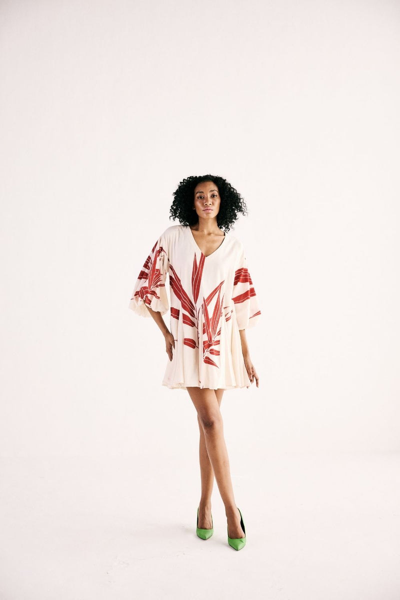 GARNET GROVE DRESS cotton by Khara Kapas in white for women in Singapore