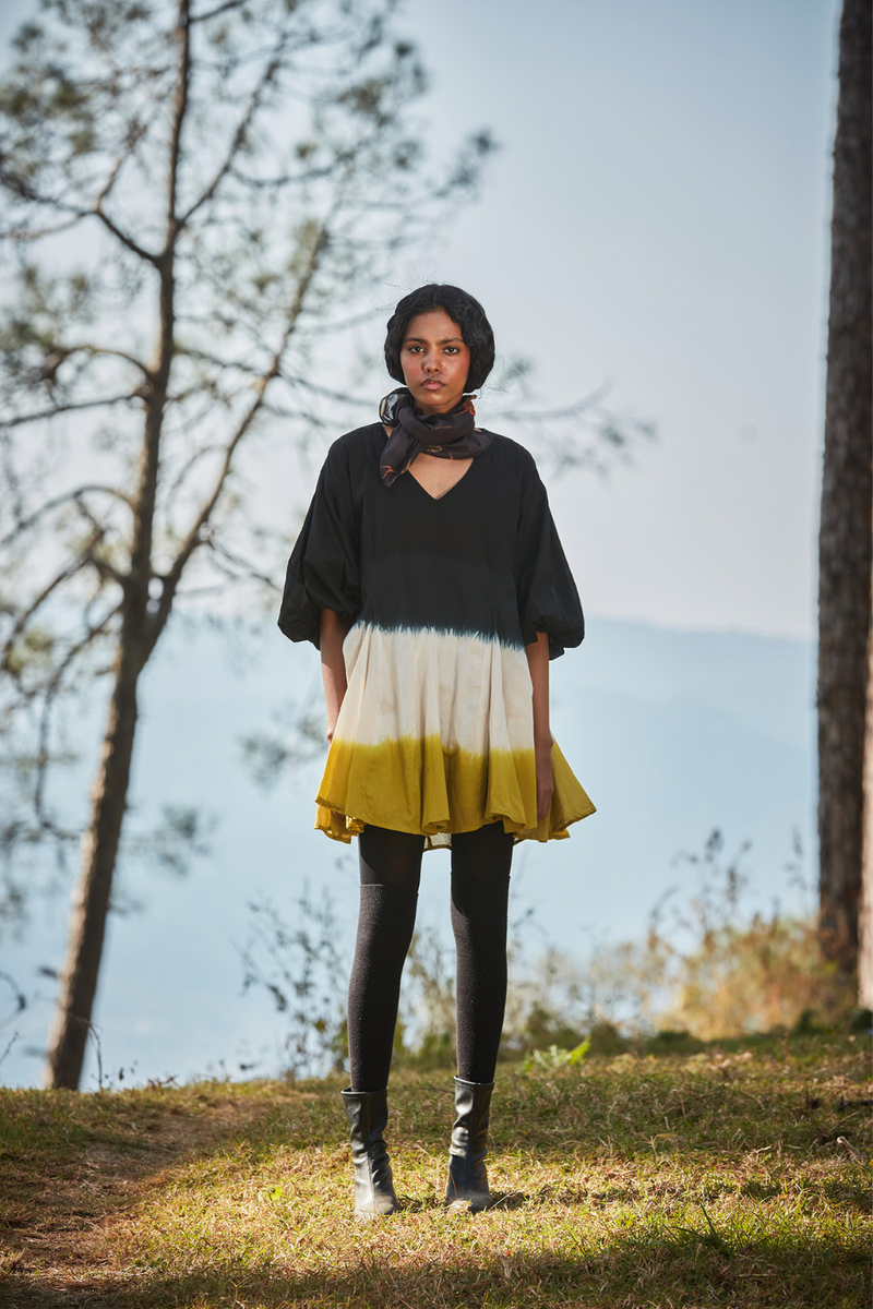 Mountain mist dress cotton by Khara Kapas in multi for women in Singapore