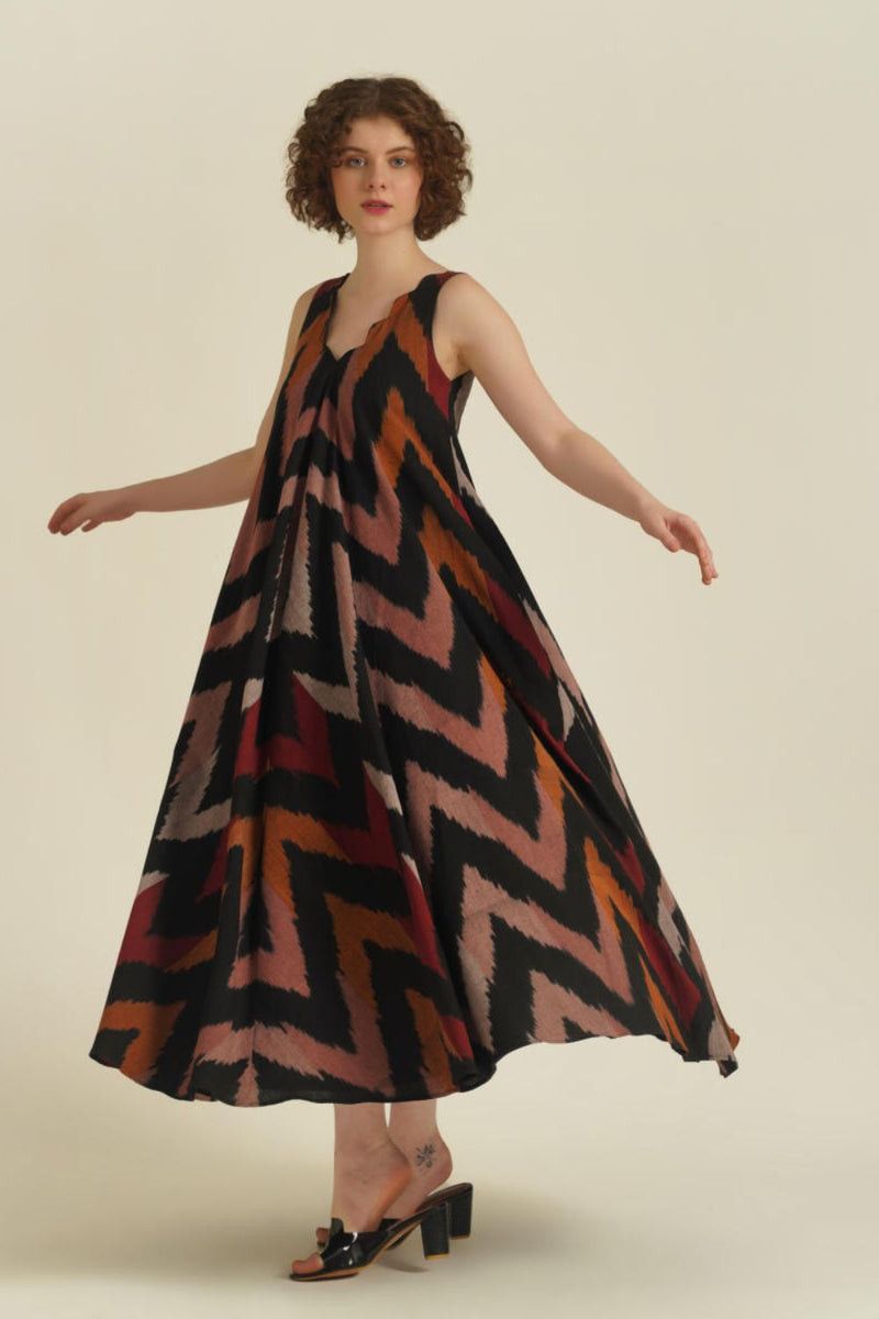 ROYALE XVII cotton Buy ROYALE XVII from C&W | for Women by Indigo Dreams in black color for women in Singapore