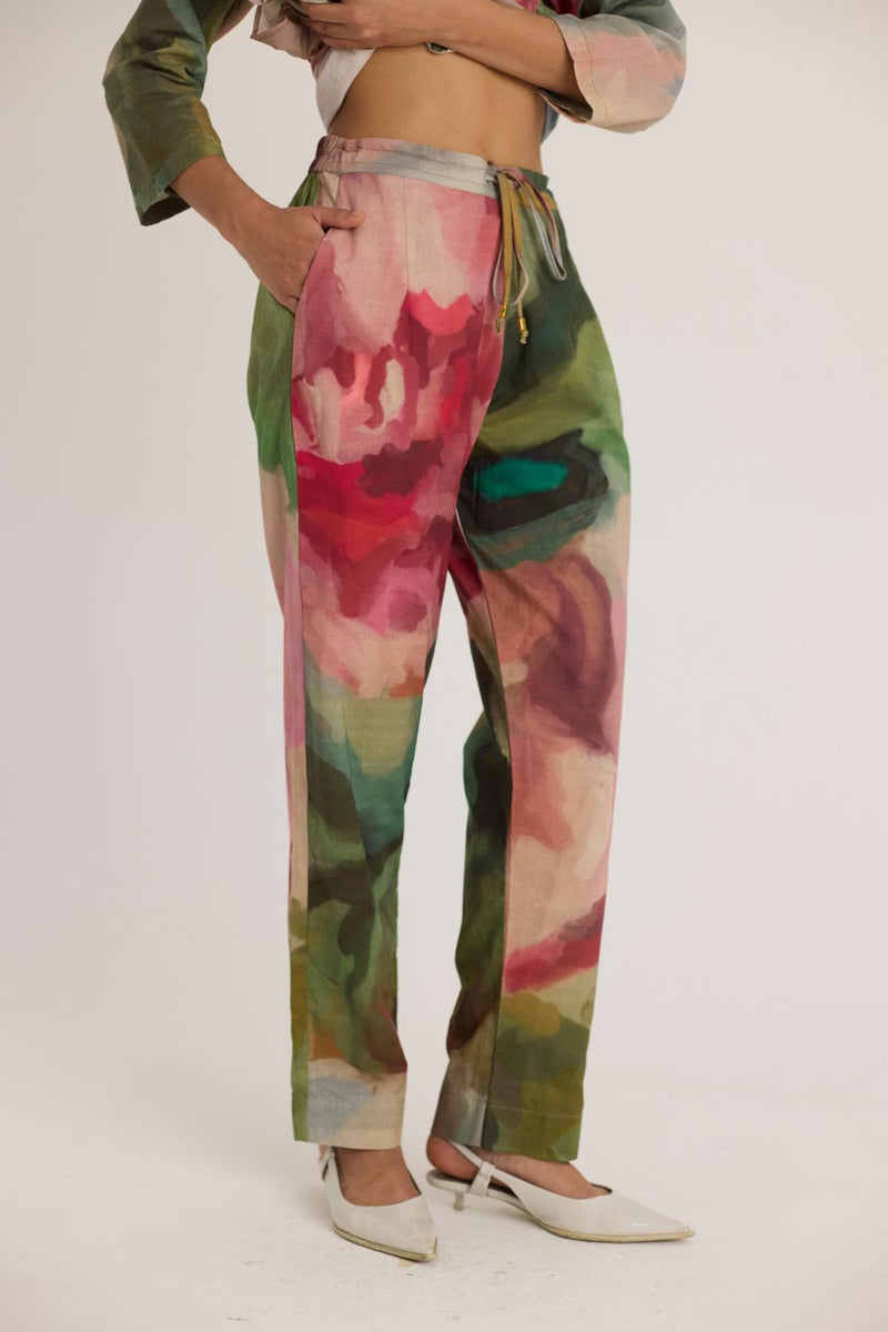 TILLY LONG COTTON KURTA SET cotton by Yam in multi color for women in Singapore
