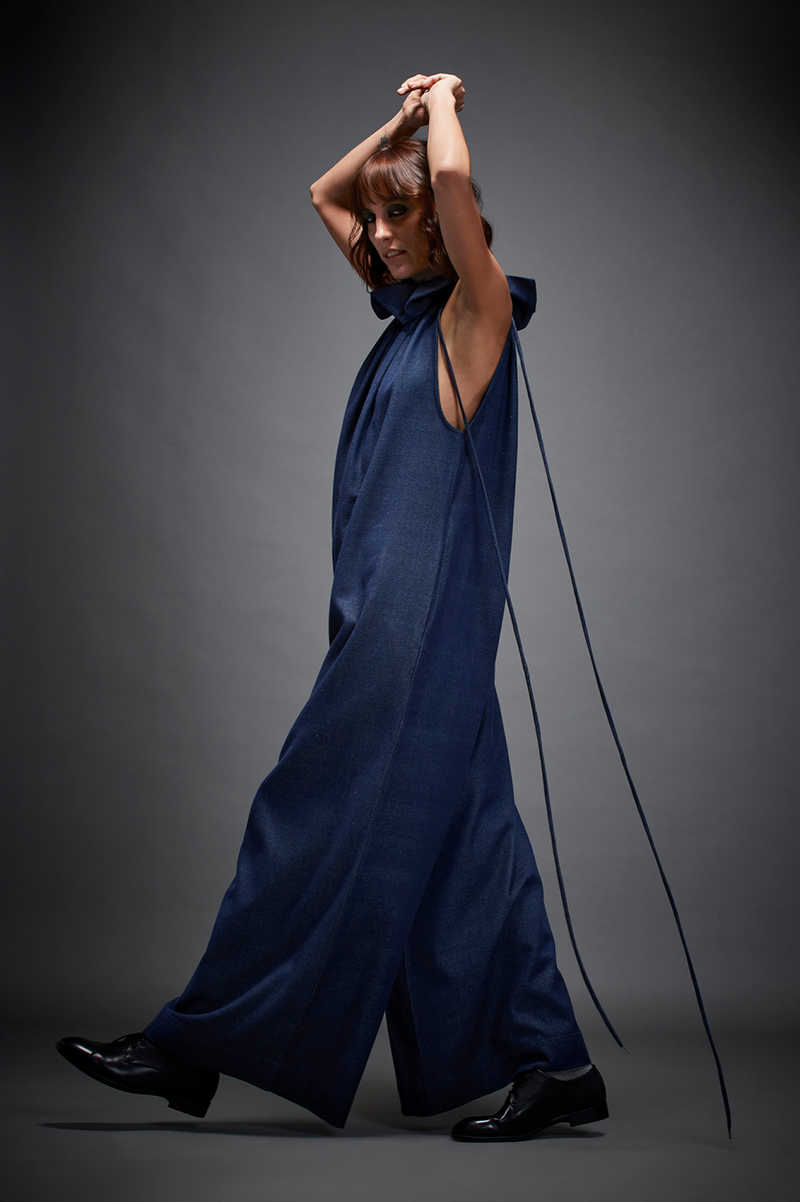 JUDE JUMPSUIT by Chola in blue color for women in Singapore
