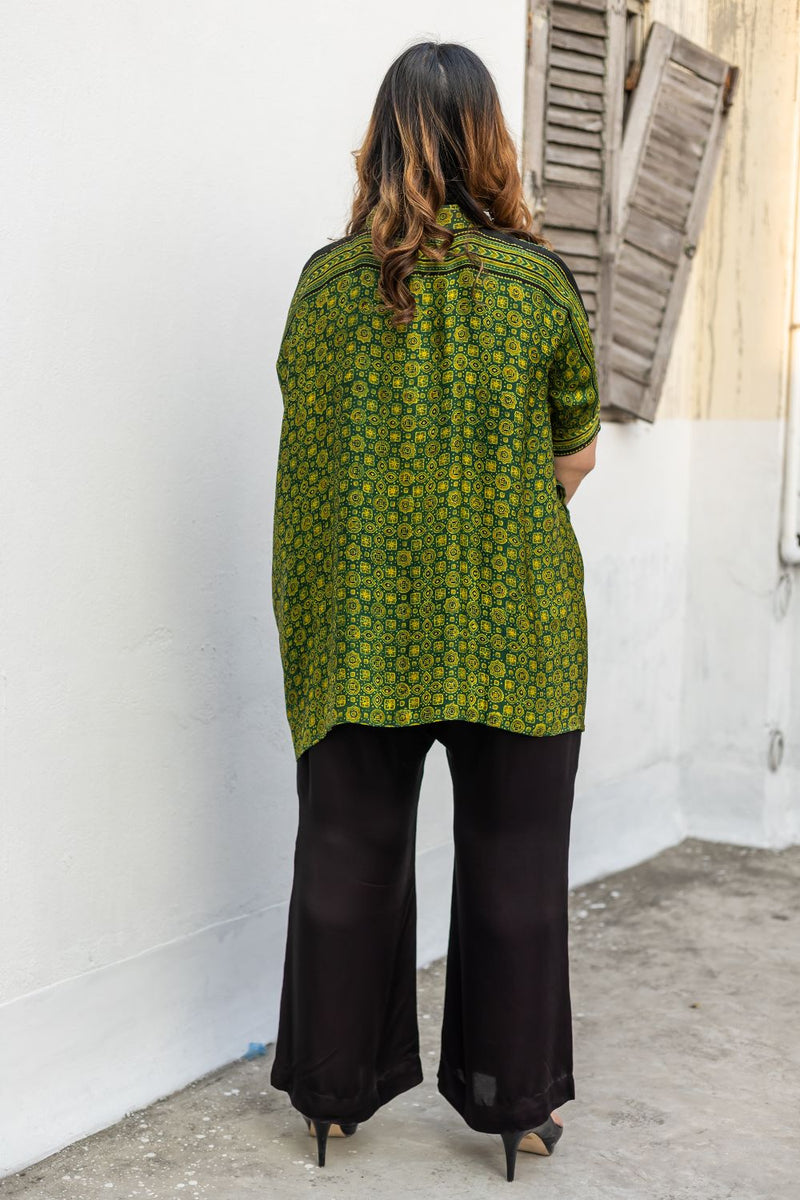 Hyde Green AntiFit Shirt and Pants Two-Piece Set (AJGSHST2)
