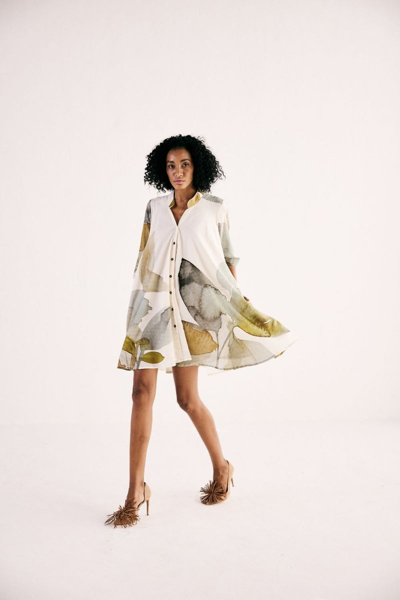 JADE SWING DRESS cotton by Khara Kapas for women in Singapore