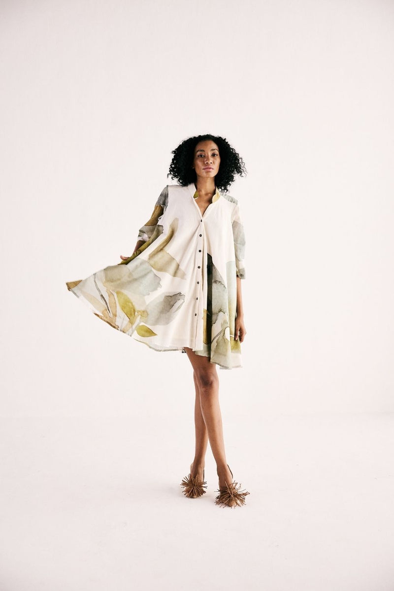 JADE SWING DRESS cotton by Khara Kapas for women in Singapore