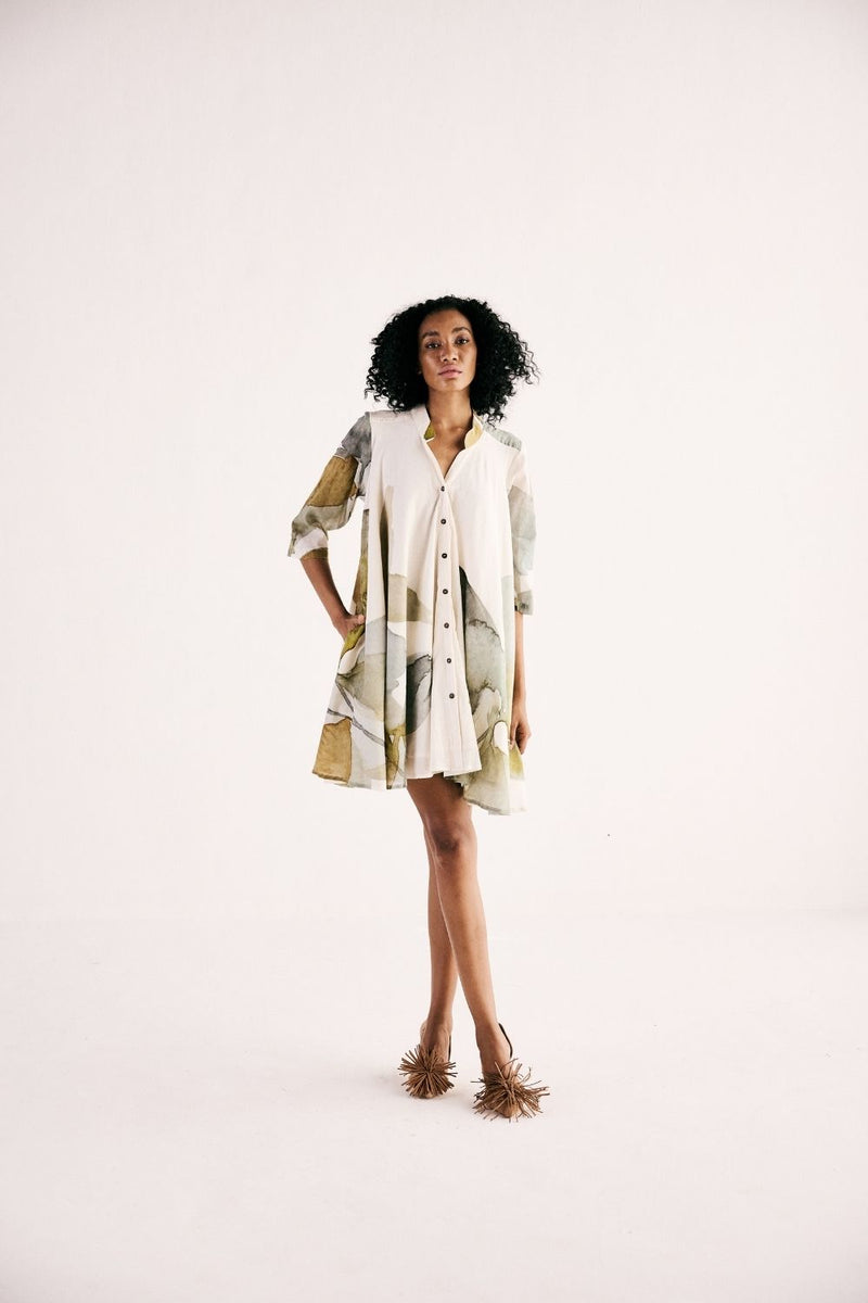 JADE SWING DRESS cotton by Khara Kapas for women in Singapore