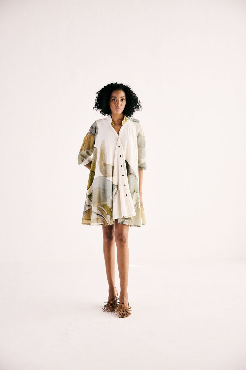 JADE SWING DRESS cotton by Khara Kapas for women in Singapore