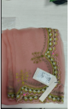 RRFP26-6 RR127888 RESHAM DORI DUPATTA (NUDE PINK)