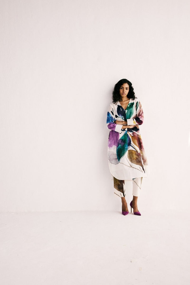 SUNSET SPLASH KURTA SET cotton by Khara Kapas for women in Singapore
