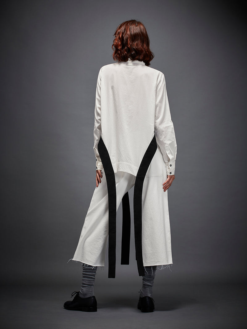 ALANIS SHIRT cotton by Chola in white color for women in Singapore