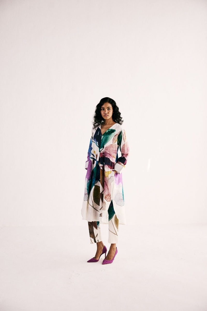SUNSET SPLASH KURTA SET cotton by Khara Kapas for women in Singapore