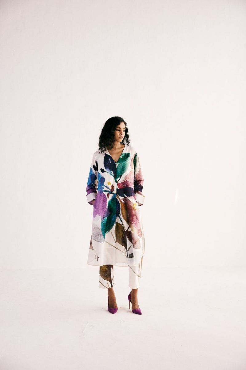 SUNSET SPLASH KURTA SET cotton by Khara Kapas for women in Singapore