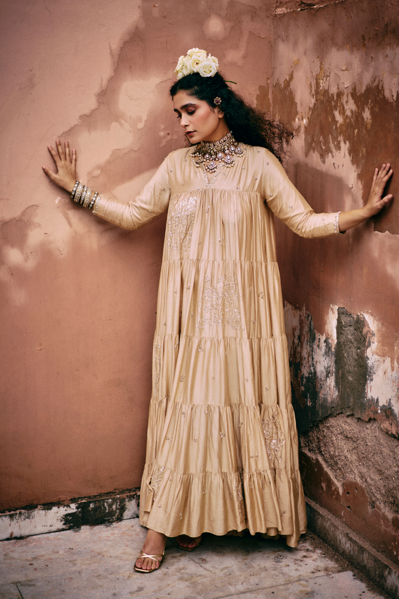PH-2451 Anarkali Dupata Set by Paulmi & Harsh for women in Singapore