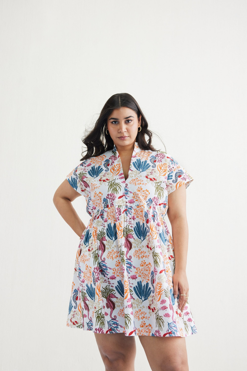Ocean Heart Organic Cotton Dress