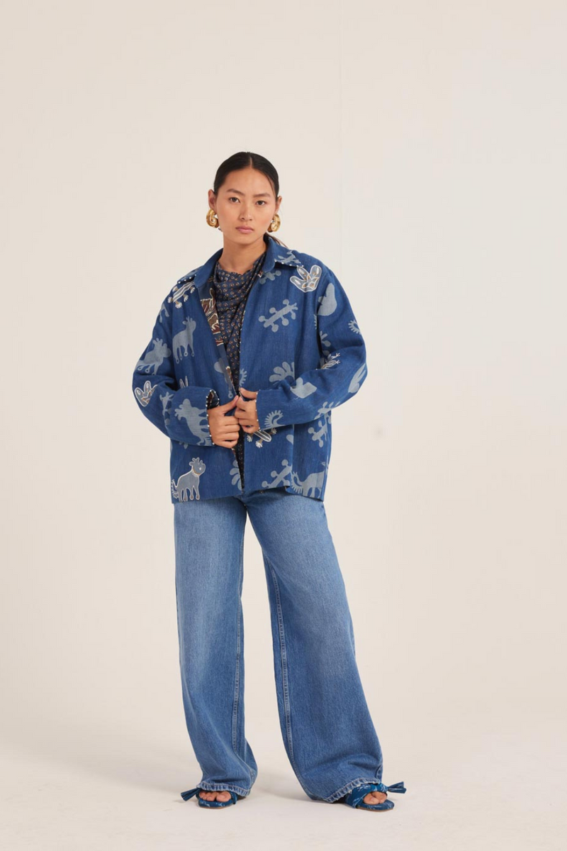 Iris Reversible Jacket silk by JodiLife for women in Singapore