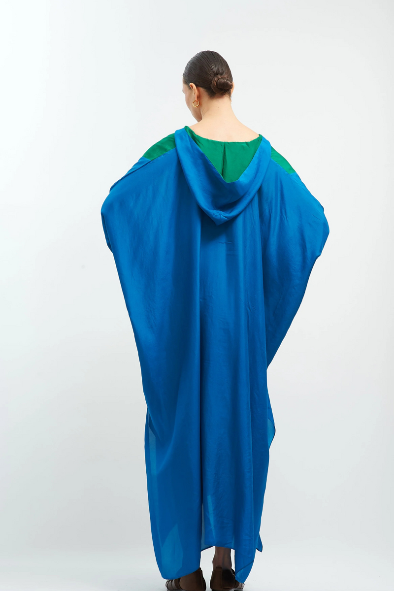 Viso Hooded Kaftan silk Buy Viso Hooded Kaftan from C&W | Tunics And Kaftan for Women by Ituvana for women in Singapore