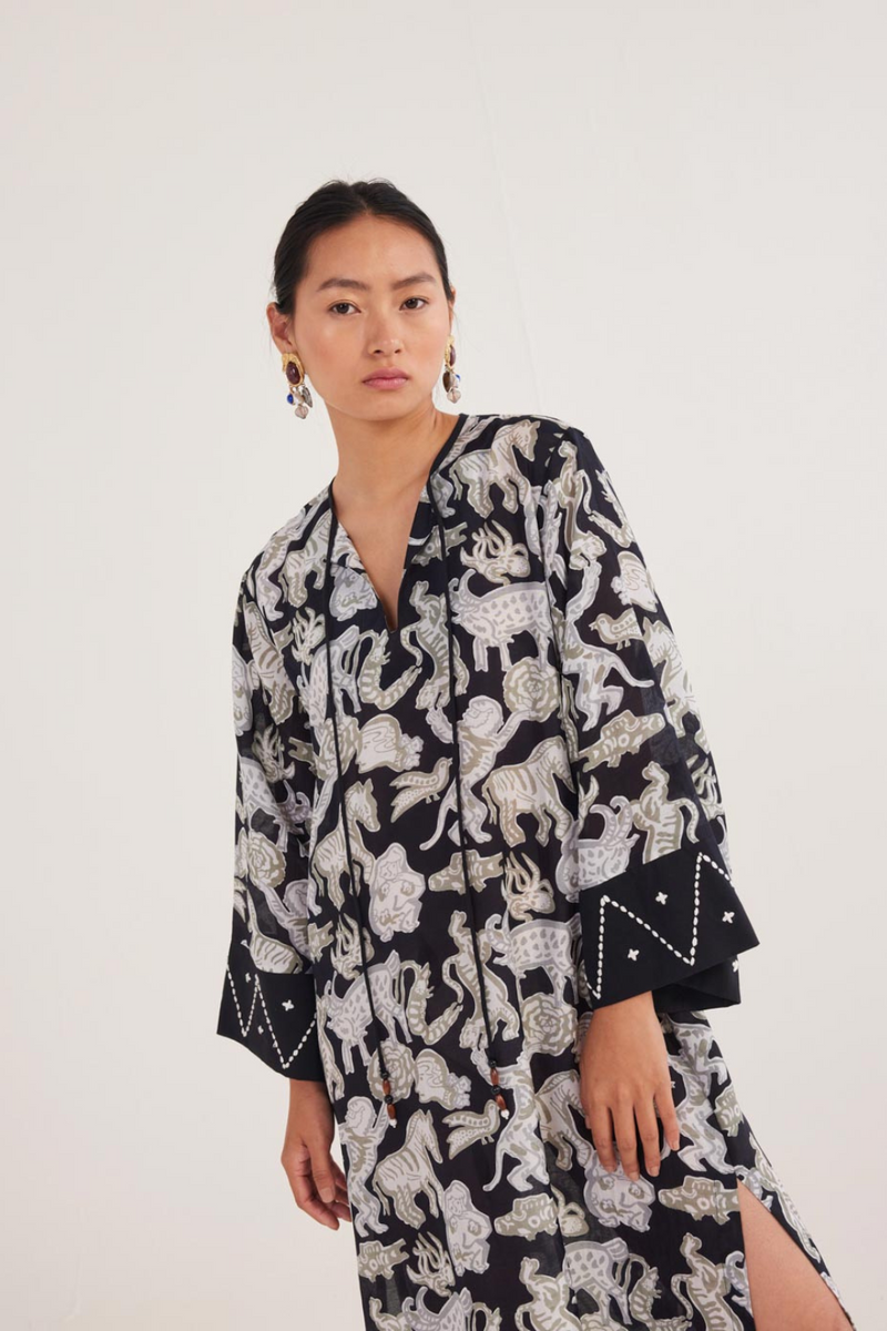 Ika Kaftan Dress muslin by JodiLife for women in Singapore