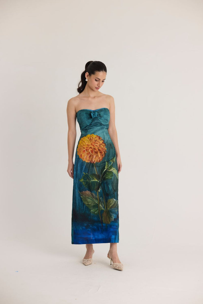 DILLY DALLY DRESS poplin by Yam in multi color for women in Singapore