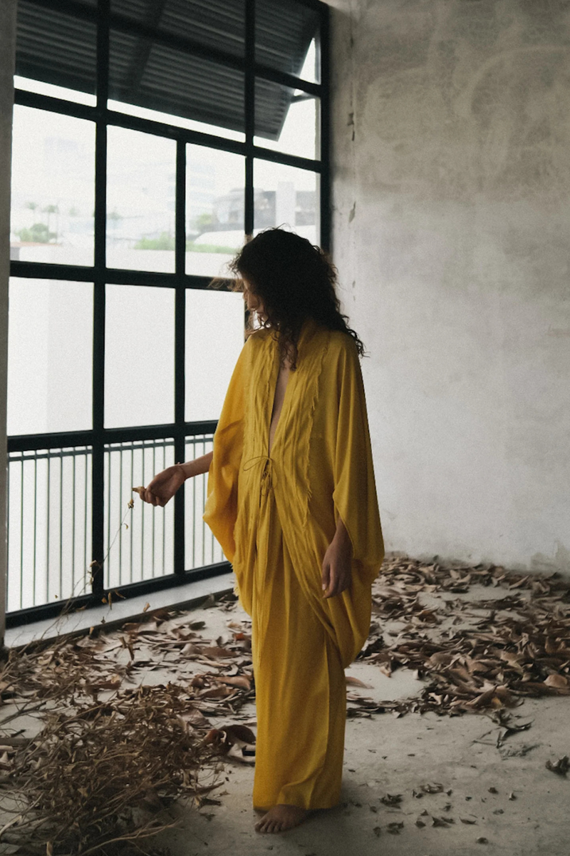 ALIPSA ROBE SET IN COTTON 100% cotton Buy ALIPSA ROBE SET IN COTTON from C&W | Co-Ord Sets for Women by Ituvana for women in Singapore