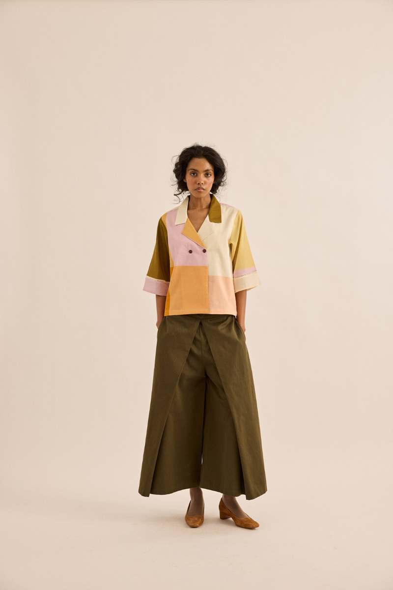 Monira Top mul top/shirt by Khara Kapas in multicolor for women in Singapore