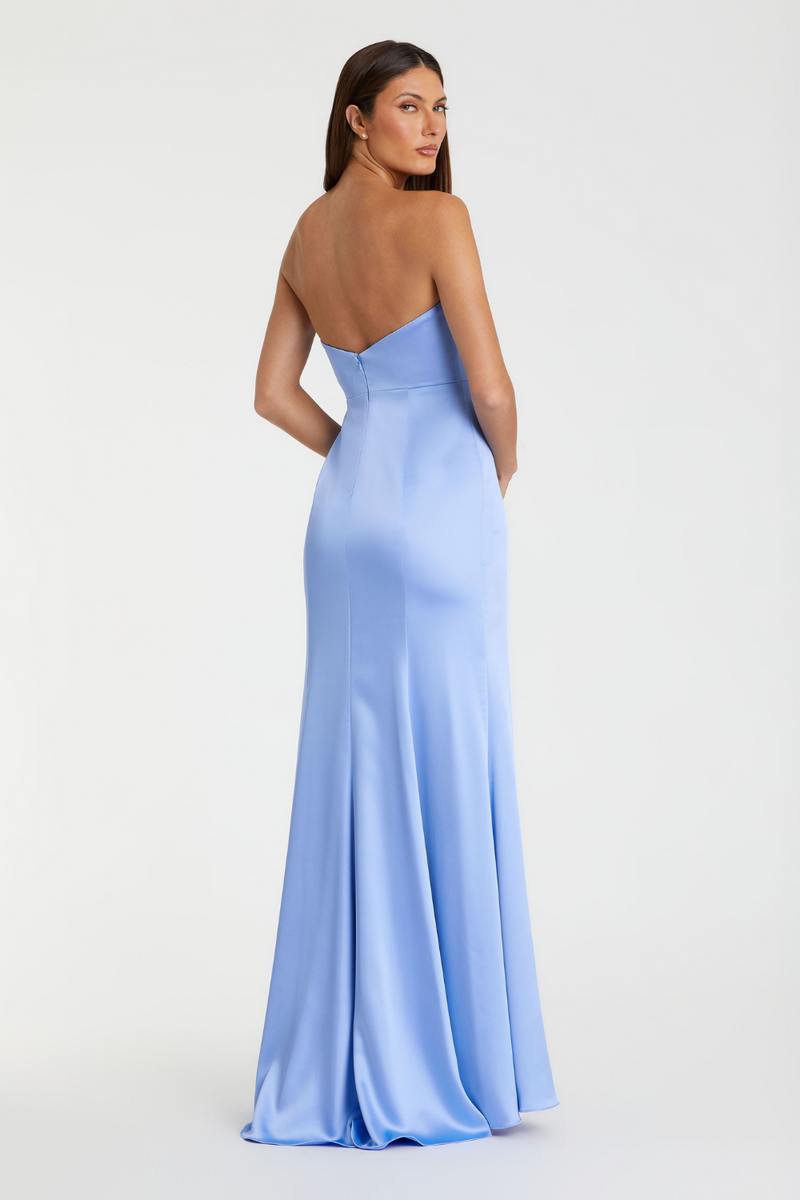 68872-Column Gown-Ice Blue by Mac Duggal in blue color for women in Singapore