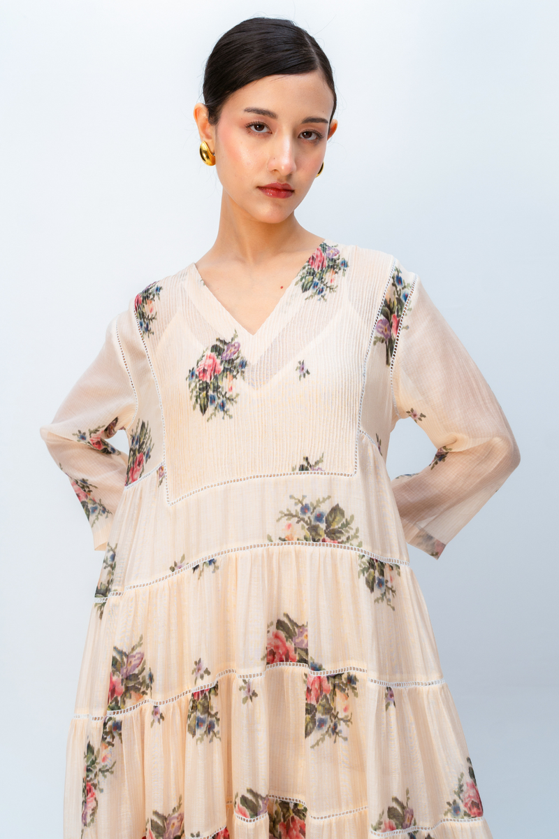 WILLOW HAZE DRESS mul dress by Ode to Odd in blush pink for women in Singapore