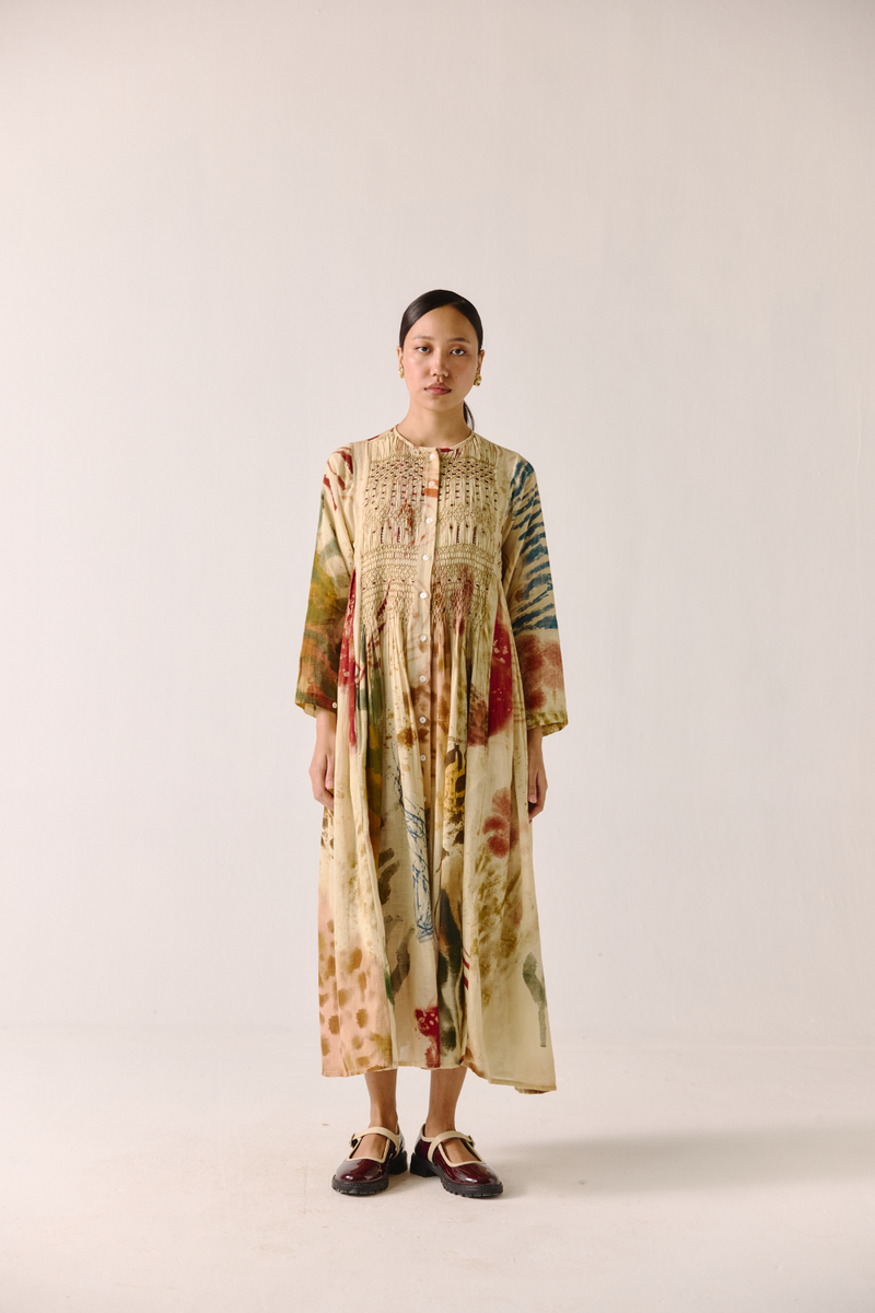 Frida Dress - Abstract cotton by CORD for women in Singapore