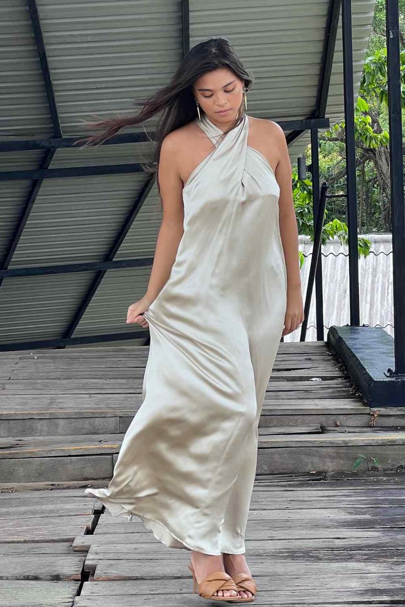 2022 MAXI DRESS - IVORY - L