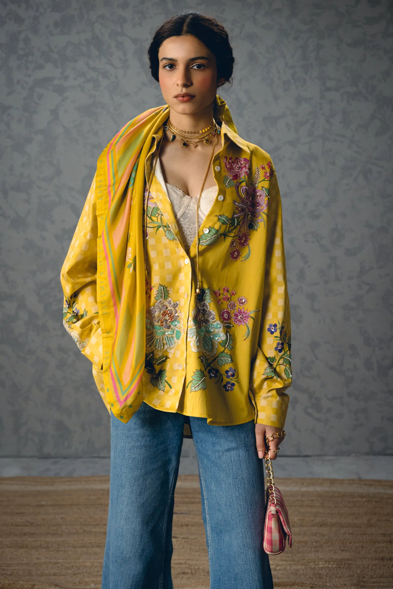 PHSPOP26-6 PH-4072 JADE SHIRT- YELLOW