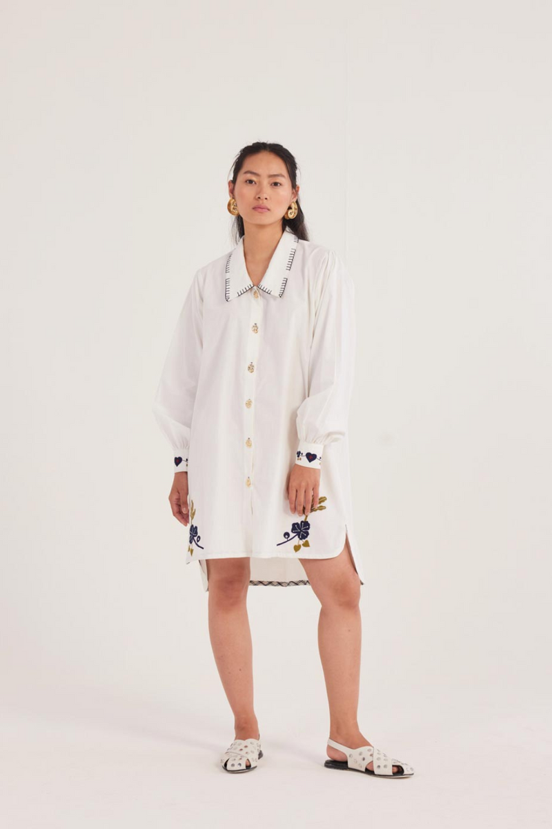 Kiji Shirt Dress poplin by JodiLife for women in Singapore