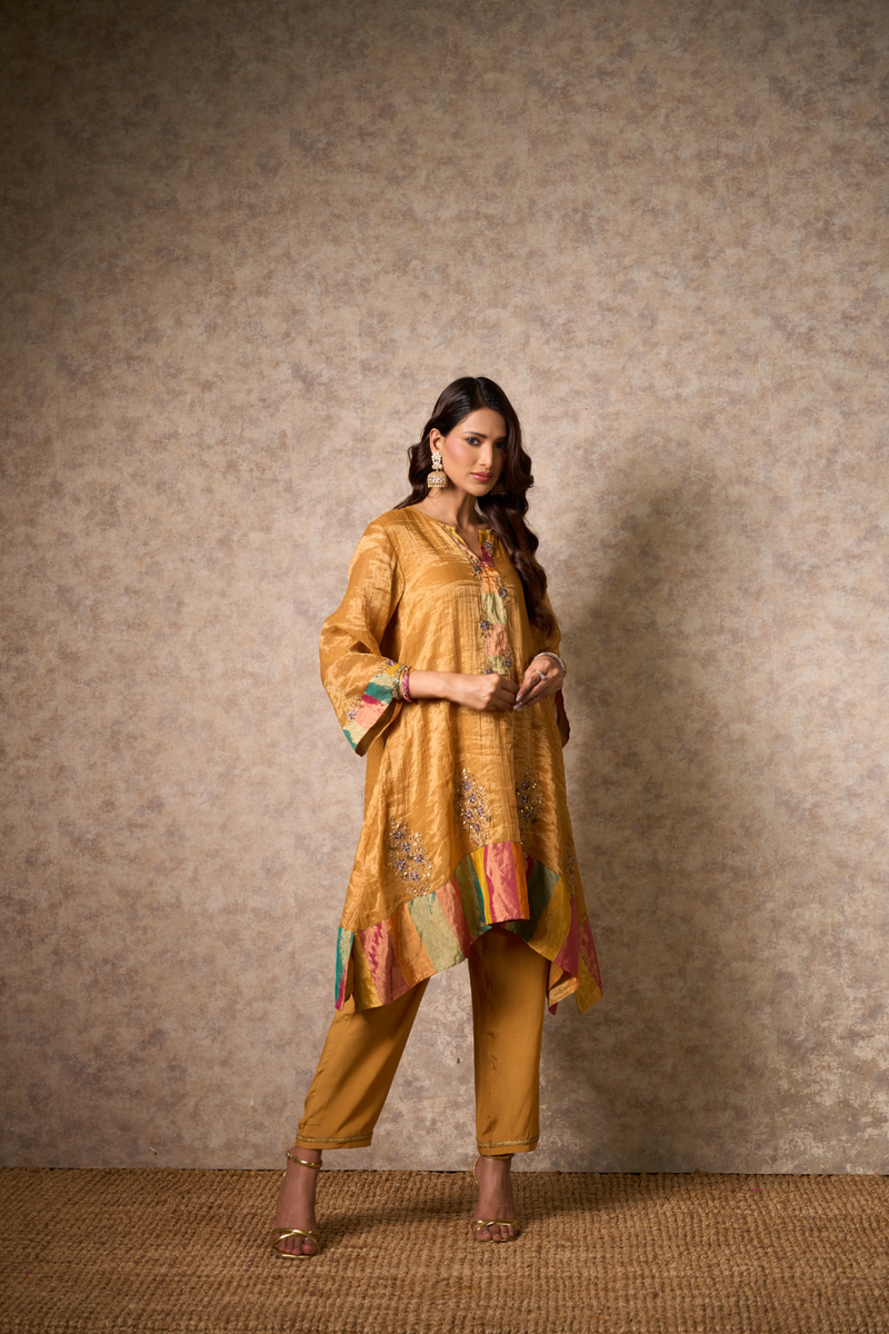 Zing Kurta Set - Ochre